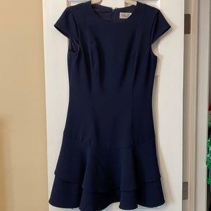 Eliza J size 4 navy blue dress worn once